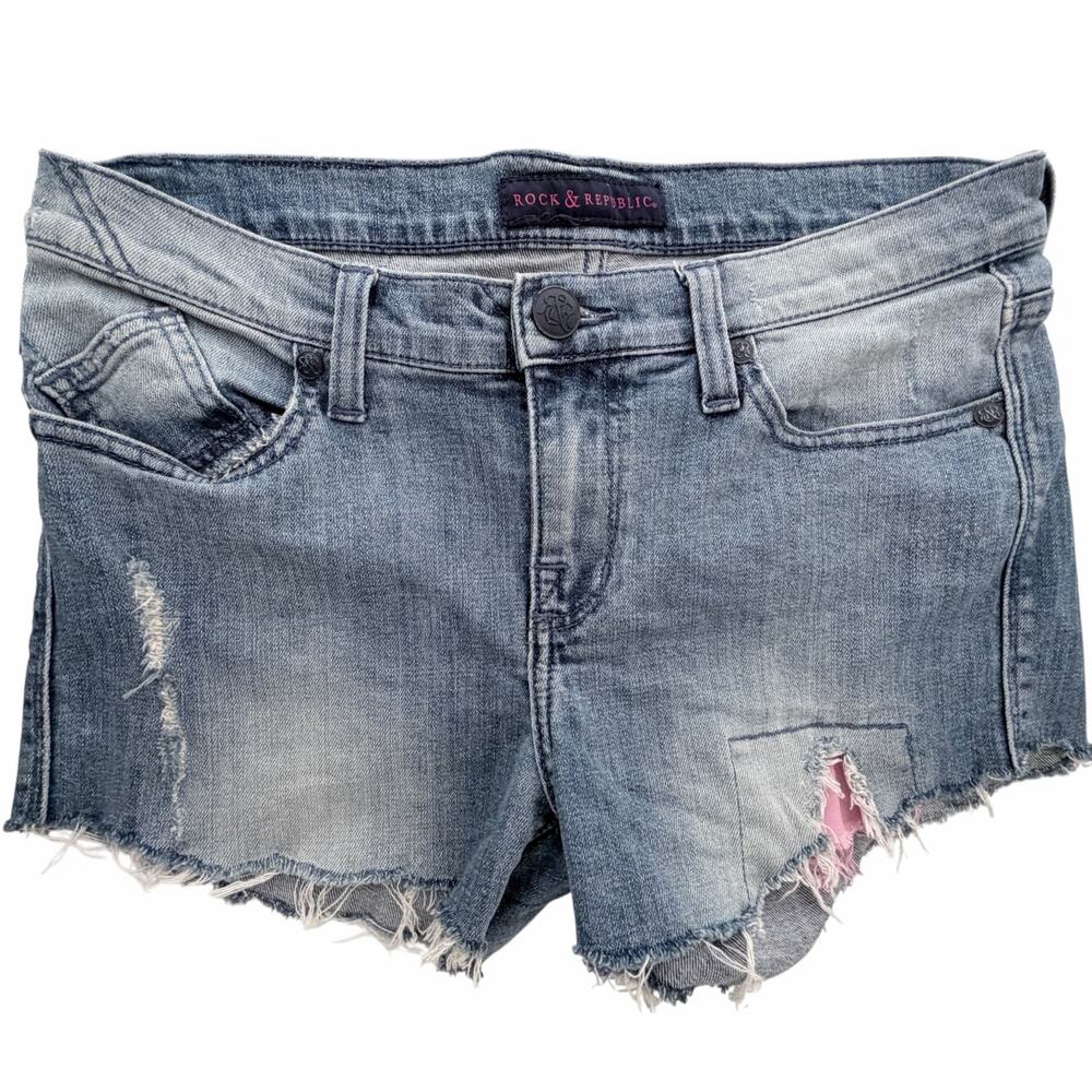 Rock & Republic Kasandra Denim Shorts Womens 10